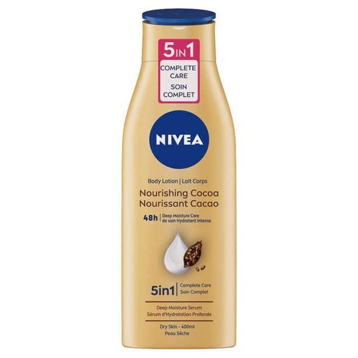 NIVEA NOURISHING COCOA 5IN1 BODY LOTION - 400 ML