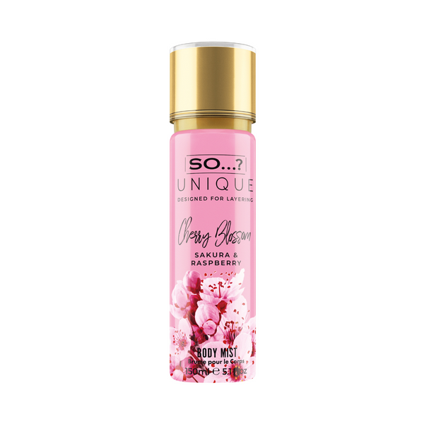 SO...? UNIQUE CHERRY BLOSSOM BODY MIST - 150ML FROM UK