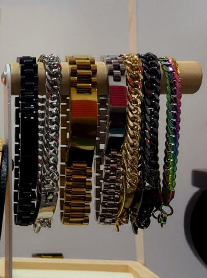 MEN'S STAINLESS STEEL BRACELET