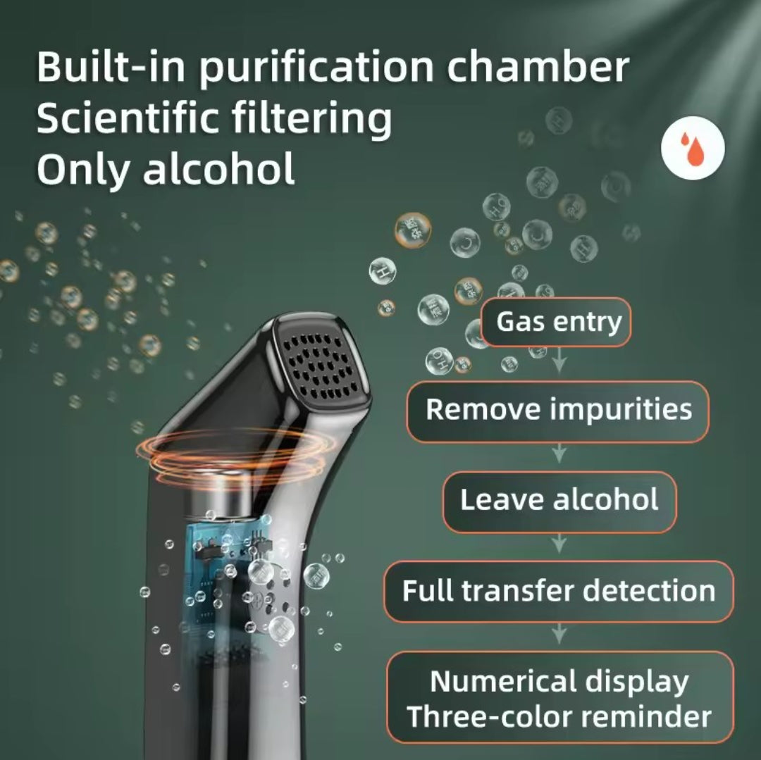 ALCOHOL TESTER - HIGH PRECISION NON-CONTACT FOR SECURITY PERSONNEL & DRIVERS