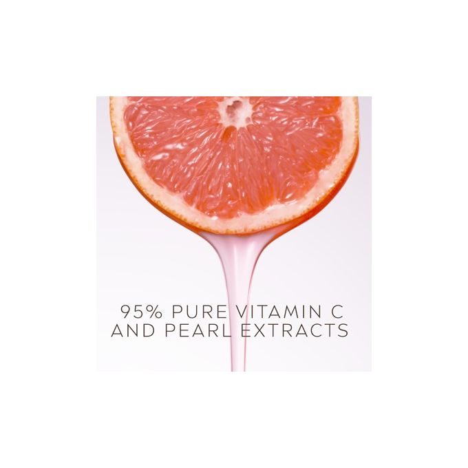 95% pure vitamin C and pearl extracts.