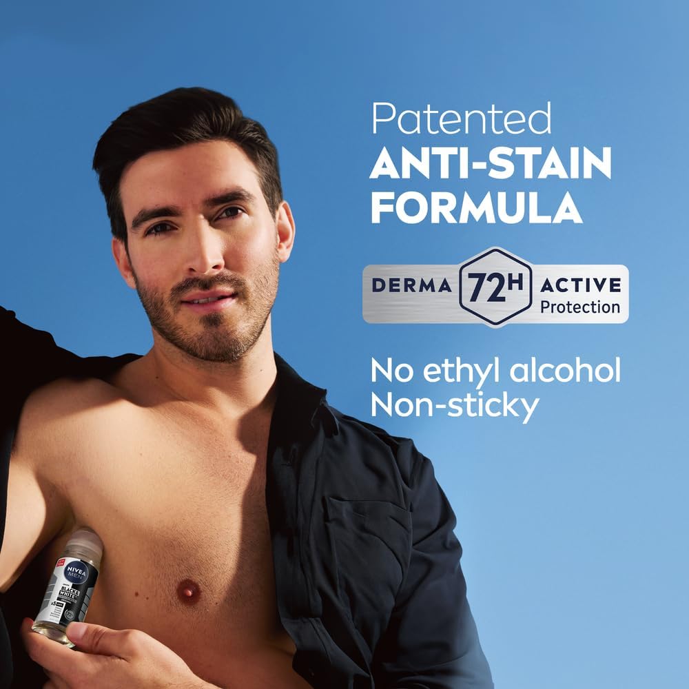 NIVEA MEN BLACK & WHITE INVISIBLE ORIGINAL ROLL-ON (50ML)
