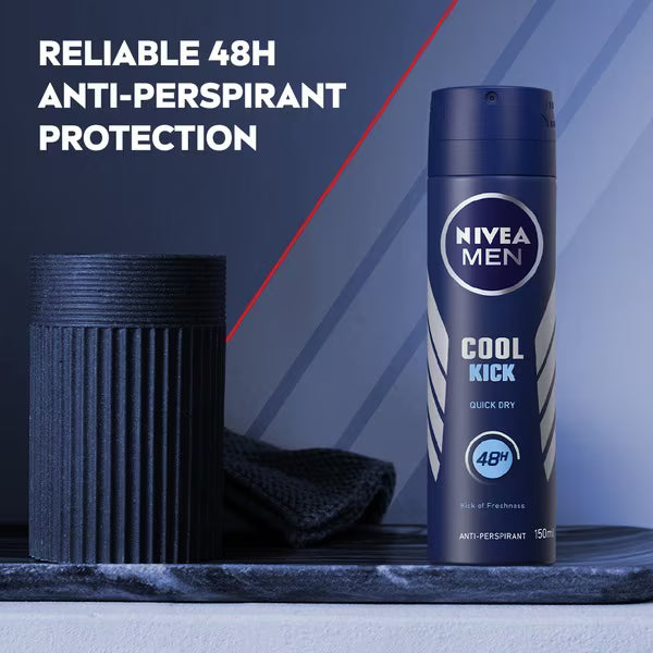 NIVEA MEN COOL KICK ANTIPERSPIRANT DEODORANT SPRAY - 200ML