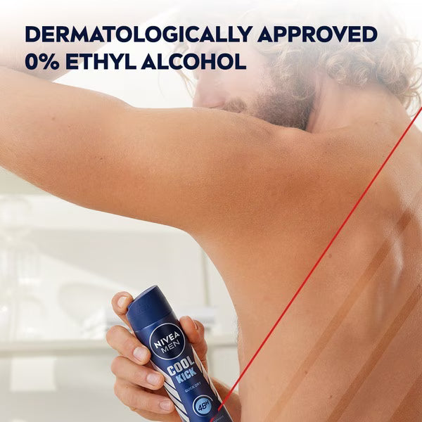 NIVEA MEN COOL KICK ANTIPERSPIRANT DEODORANT SPRAY - 200ML