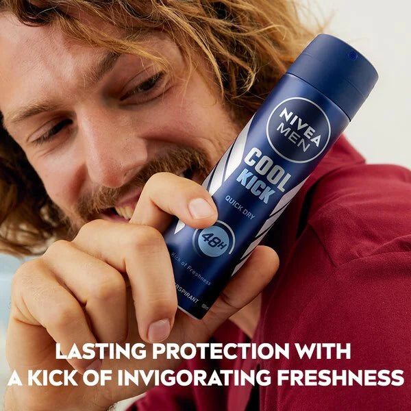 NIVEA MEN COOL KICK ANTIPERSPIRANT DEODORANT SPRAY - 200ML