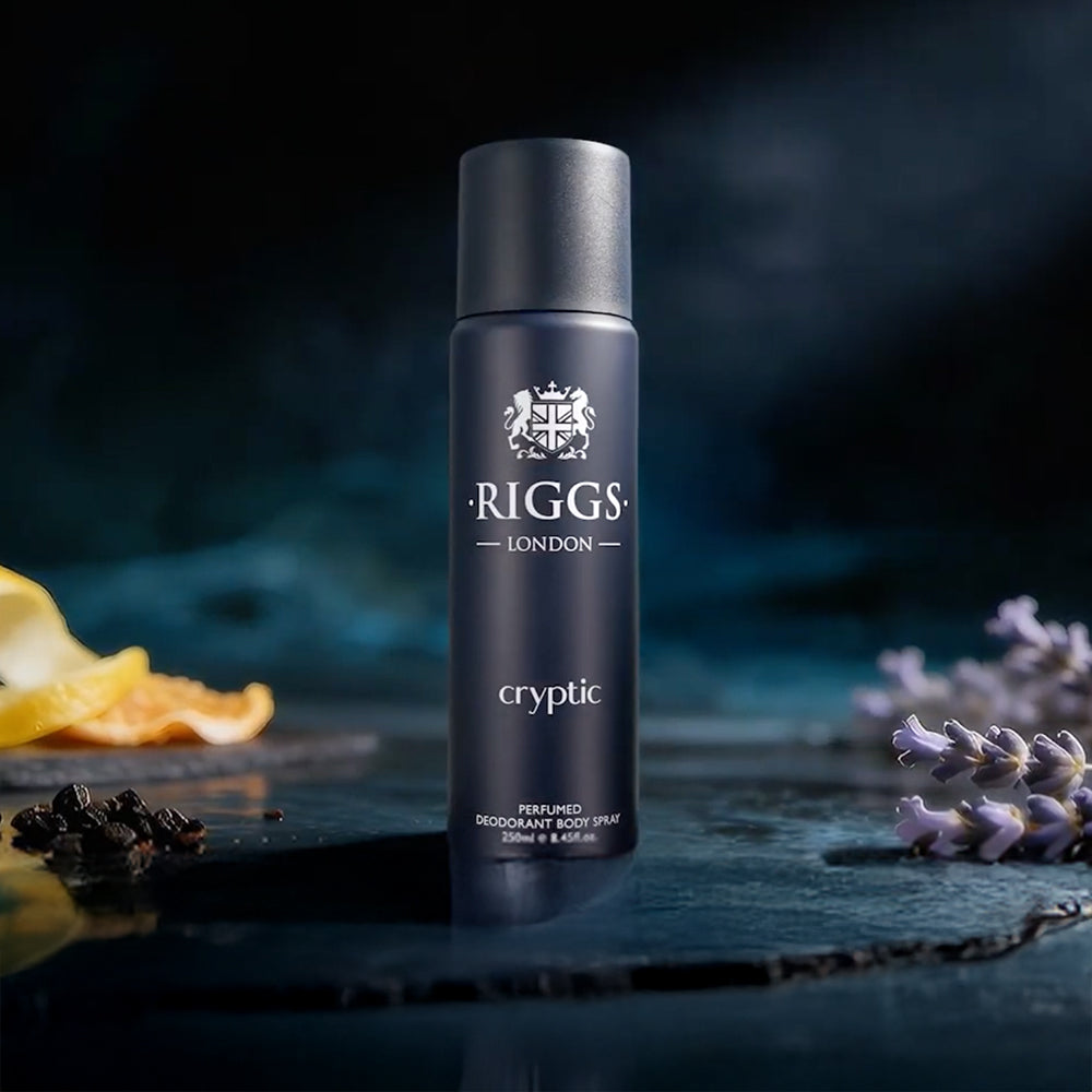 RIGGS LONDON CRYPTIC DEODORANT BODY SPRAY - 250ML