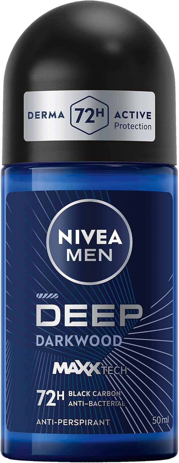 NIVEA MEN DEEP DARKWOOD MAXXTECH ROLL-ON (50ML)