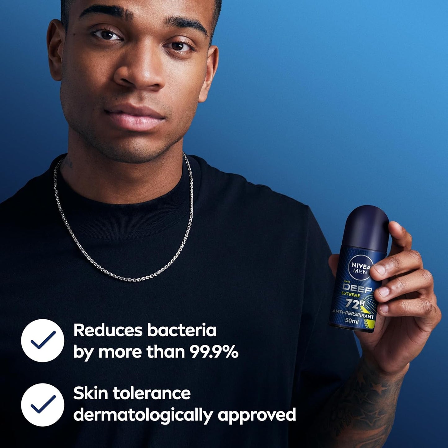 NIVEA MEN DEEP EXTREME MAXXTECH ROLL-ON (50ML)