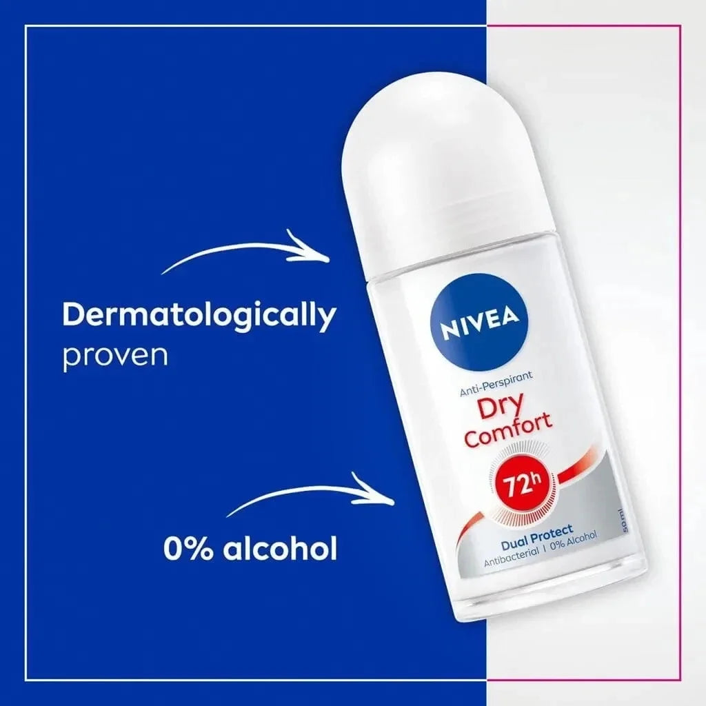 NIVEA DRY COMFORT ROLL ON - 50ML