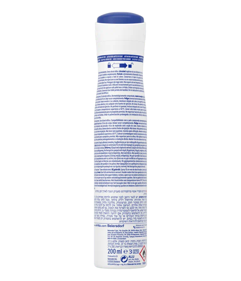 NIVEA DRY COMFORT ANTIPERSPIRANT DEODORANT SPRAY - 200ML