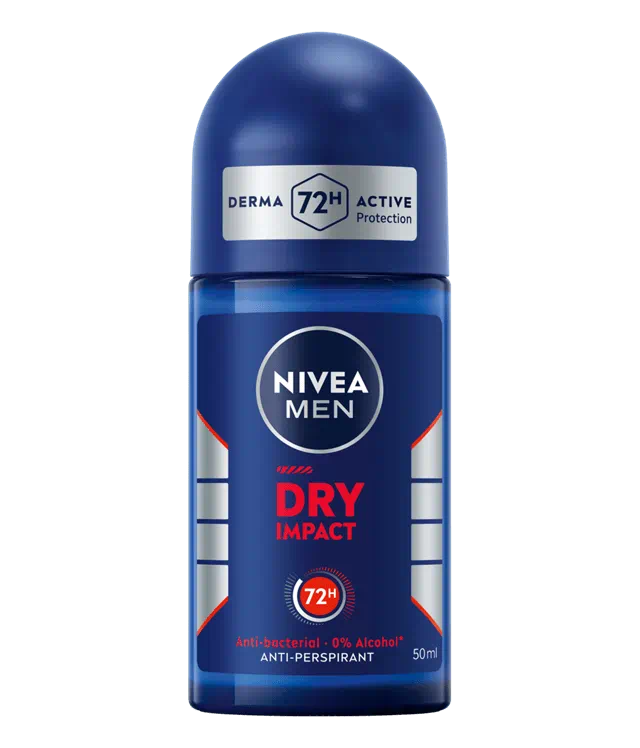 NIVEA MEN DRY IMPACT ROLL ON ANTI-PERSPIRANT - 50ML