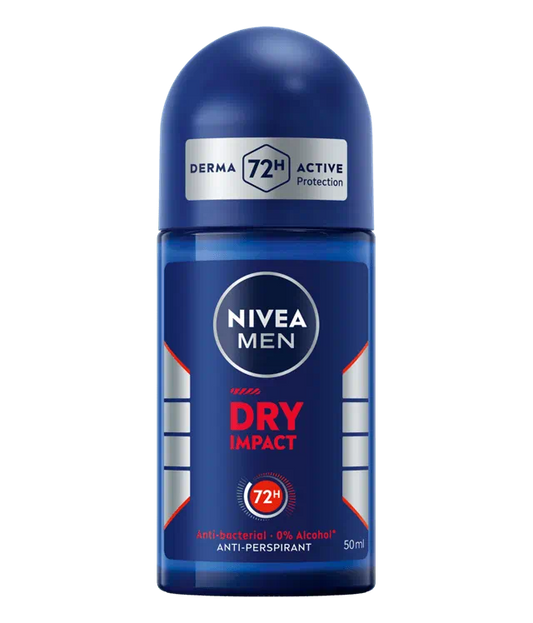 NIVEA MEN DRY IMPACT ROLL ON ANTI-PERSPIRANT - 50ML