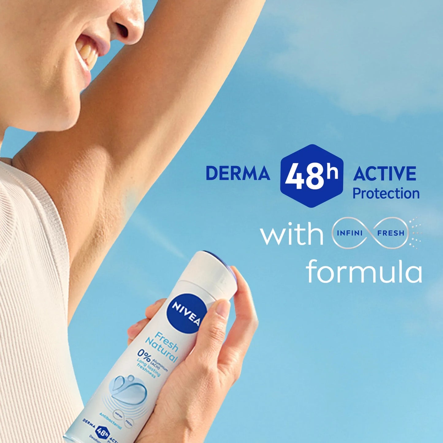 NIVEA FRESH NATURAL ANTIPERSPIRANT DEODORANT SPRAY - 200ML