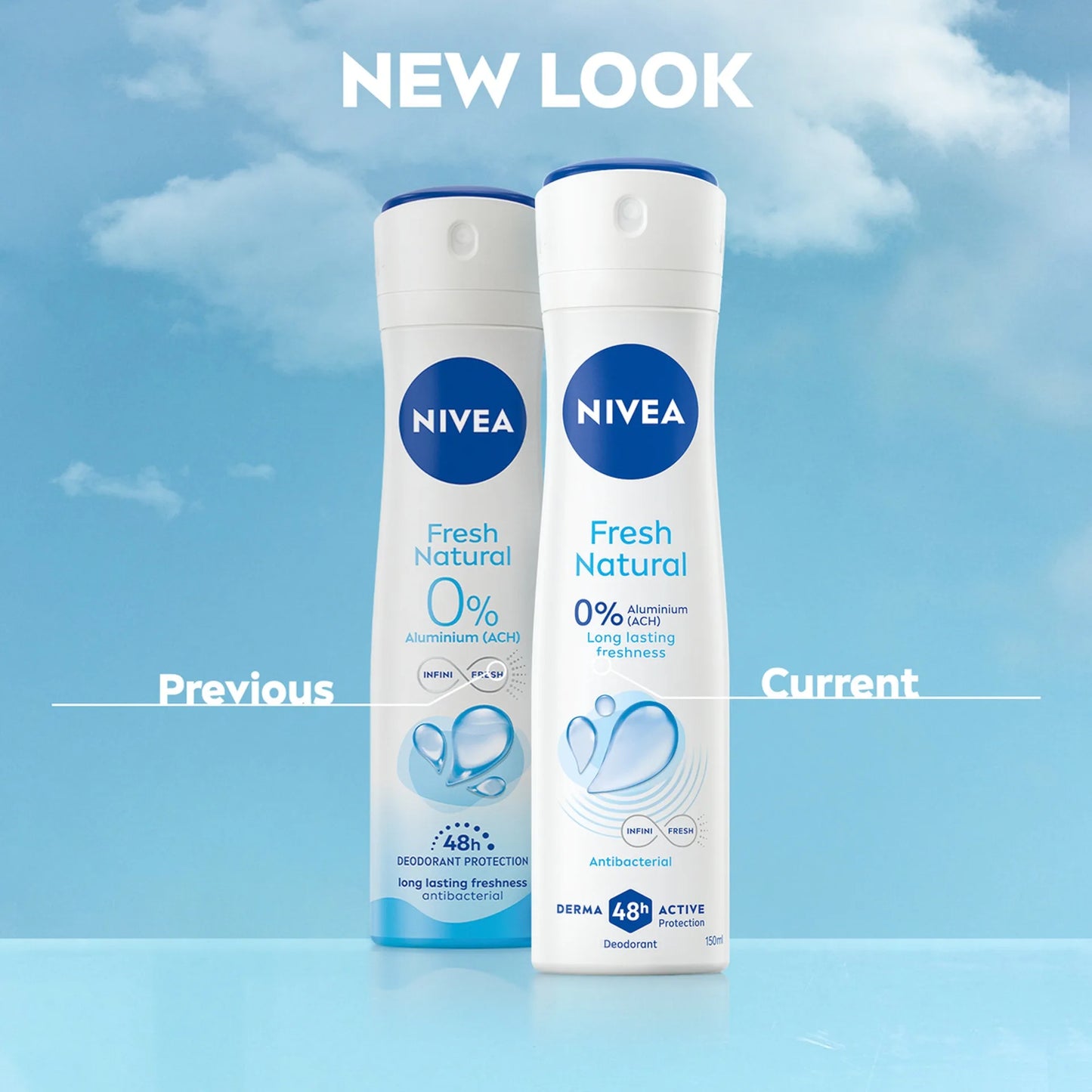 NIVEA FRESH NATURAL ANTIPERSPIRANT DEODORANT SPRAY - 200ML