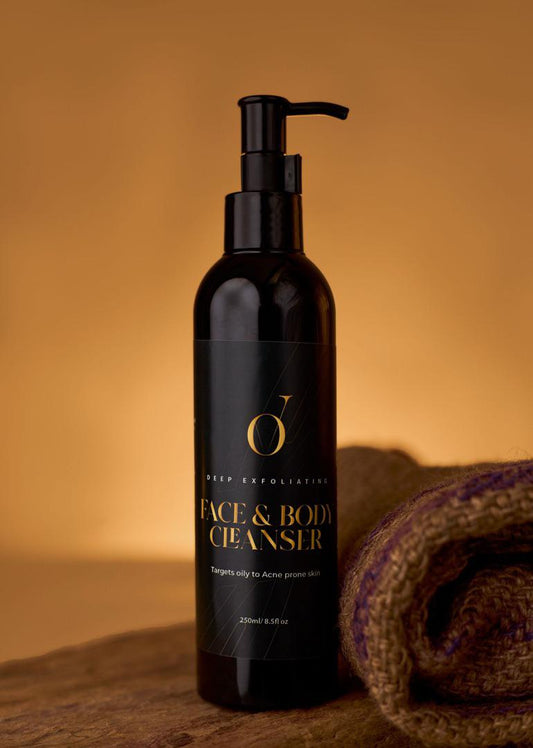 KOV DEEP EXFOLIATING FACE AND BODY CLEANSER - 250ML