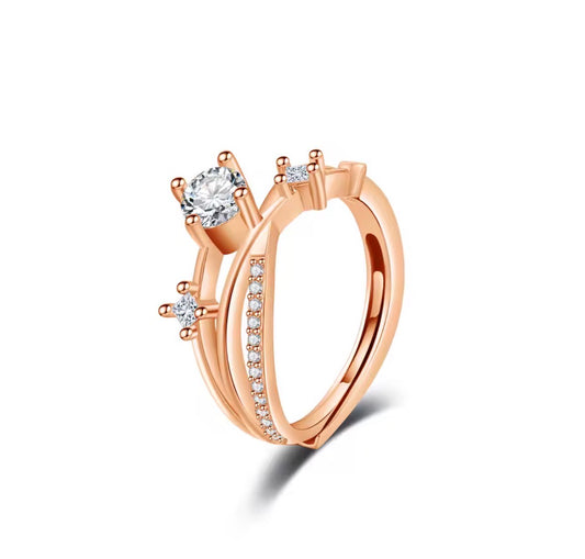 LUXURY ZIRCON RINGS FOR WOMEN