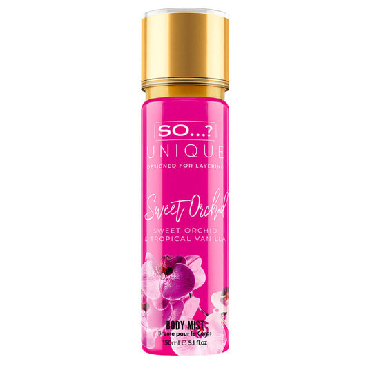 SO...? UNIQUE SWEET ORCHID BODY MIST - 150ML FROM UK