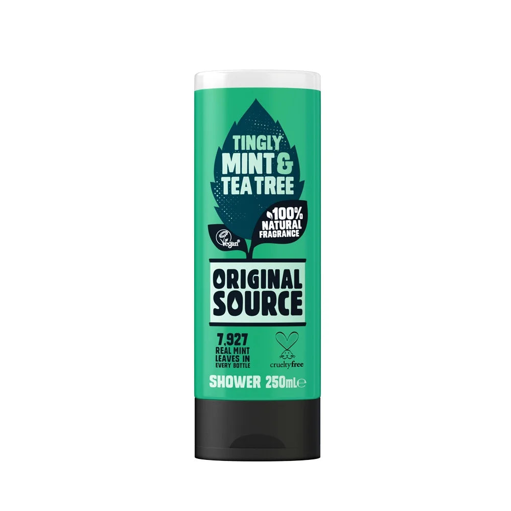 ORIGINAL SOURCE TINGLY MINT & TEA TREE SHOWER GEL - 250ML