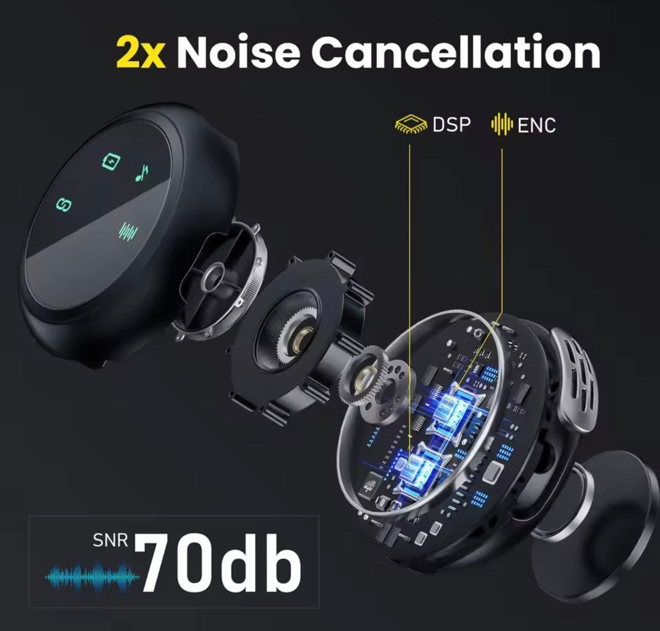 2in1 PROFESSIONAL LAPEL WIRELESS MICROPHONE