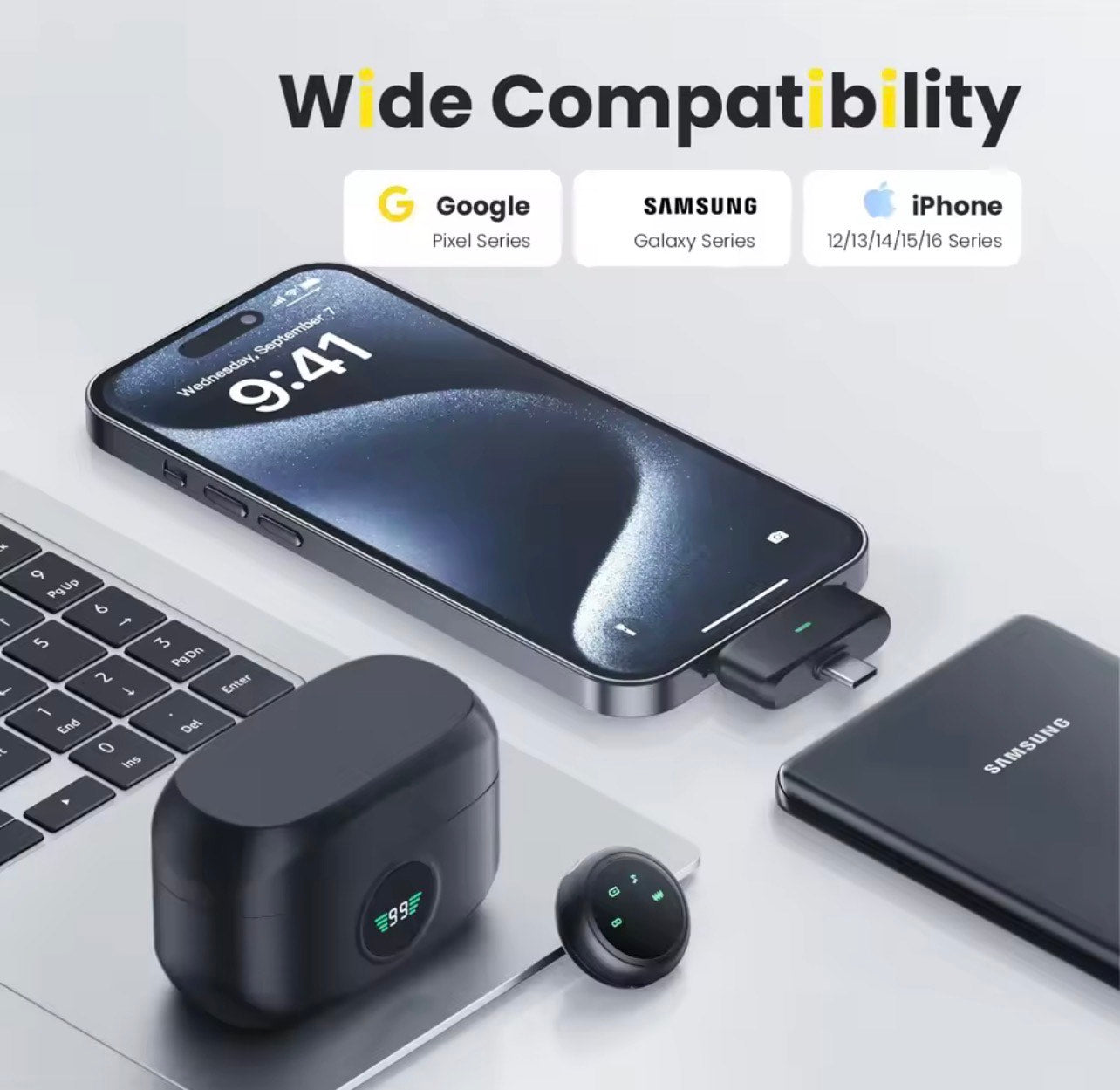 2in1 PROFESSIONAL LAPEL WIRELESS MICROPHONE