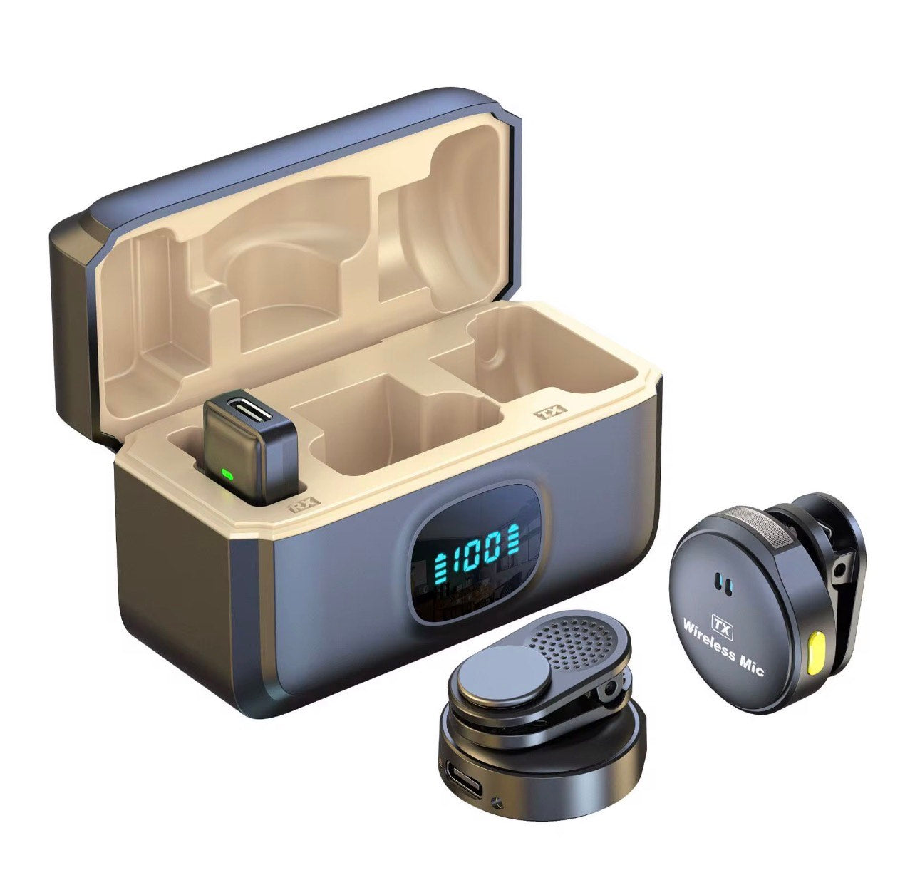 Q8 WIRELESS LAPEL MICROPHONE WITH TYPE C CONNECTOR