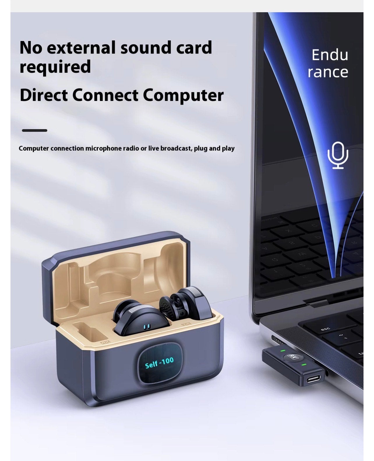 Q8 WIRELESS LAPEL MICROPHONE WITH TYPE C CONNECTOR