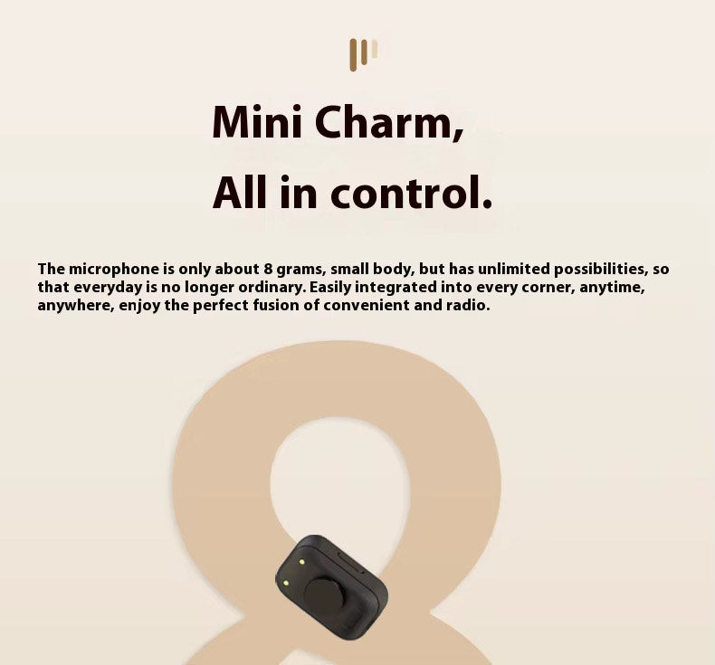 QY10 PRIVATE MODEL WIRELESS 2IN1 LAPEL MICROPHONE WITH APPLE & TYPE C CONNECTORS AND CHARGING CASE