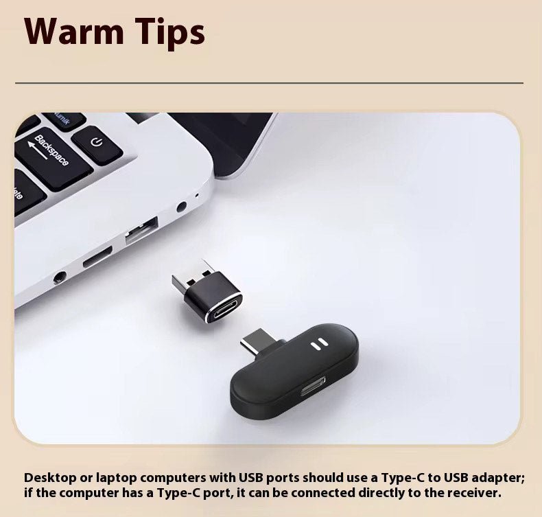 QY10 PRIVATE MODEL WIRELESS 2IN1 LAPEL MICROPHONE WITH APPLE & TYPE C CONNECTORS AND CHARGING CASE