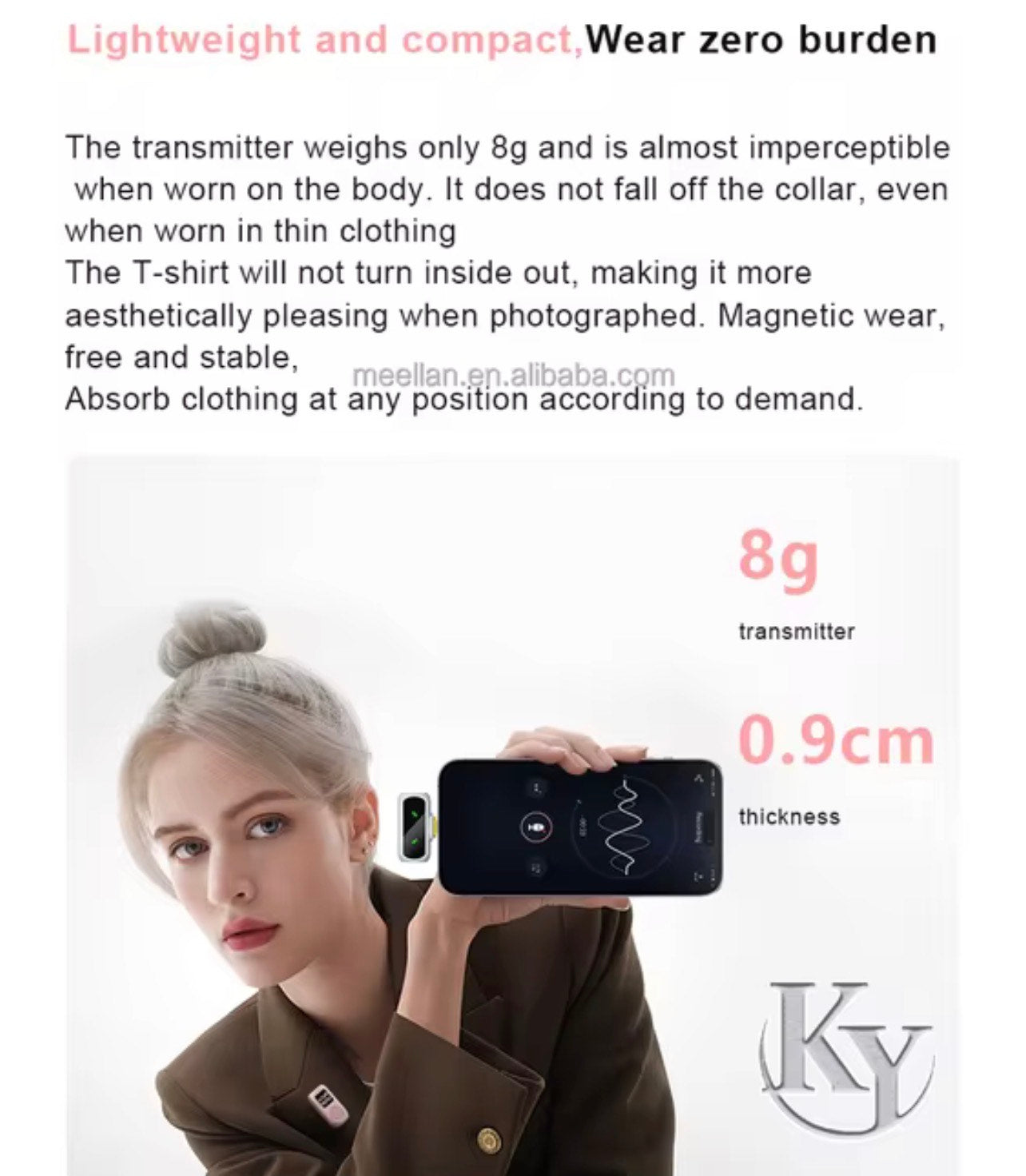 QY88 LATEST AI NOISE REDUCTION LAPEL MICROPHONE WITH 2 RECEIVERS, 2 MICS & CHARGING CASE