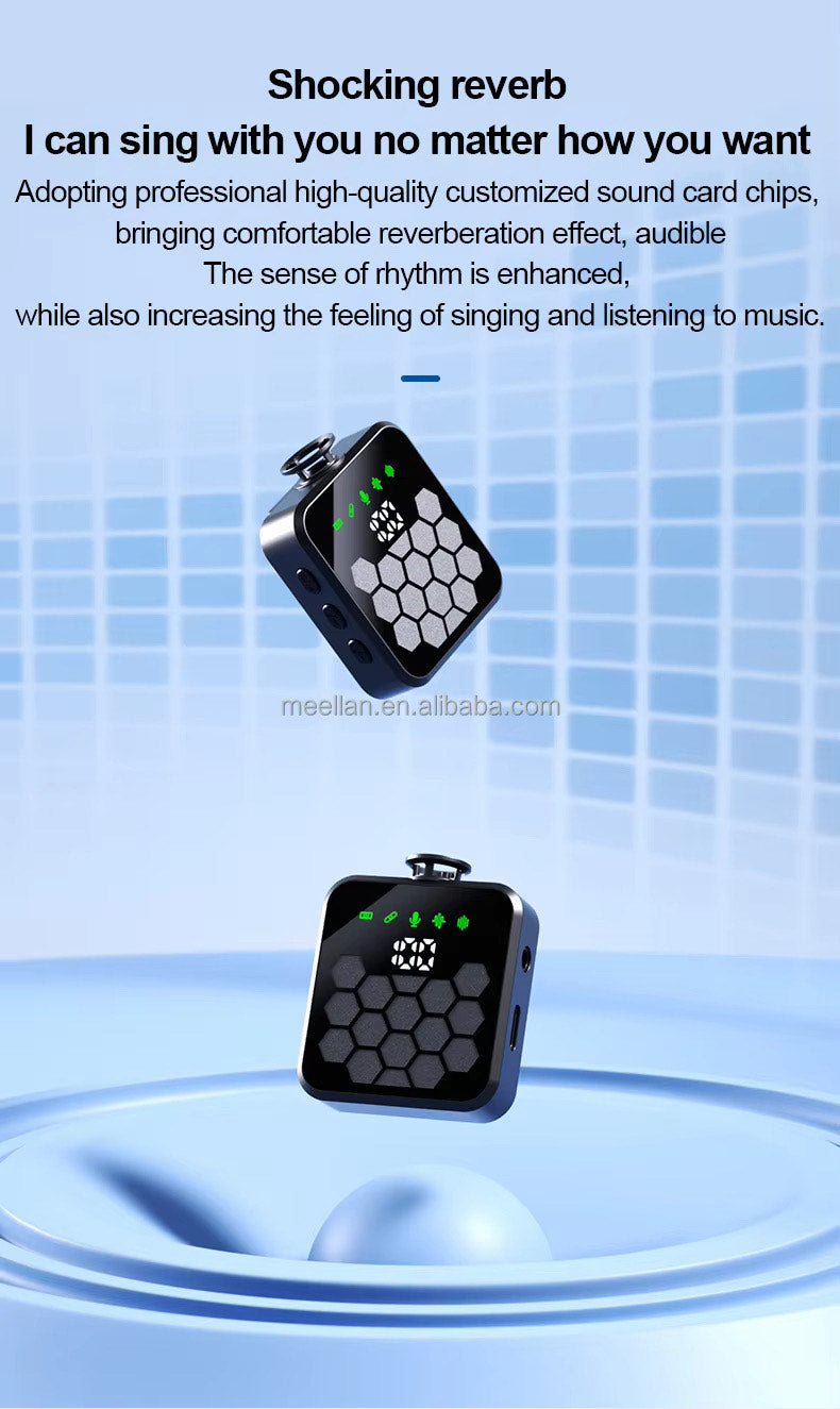 QY66 LATEST LAPEL COLLAR LAVALIERE MICROPHONE WITH TYPE C & APPLE CONNECTORS