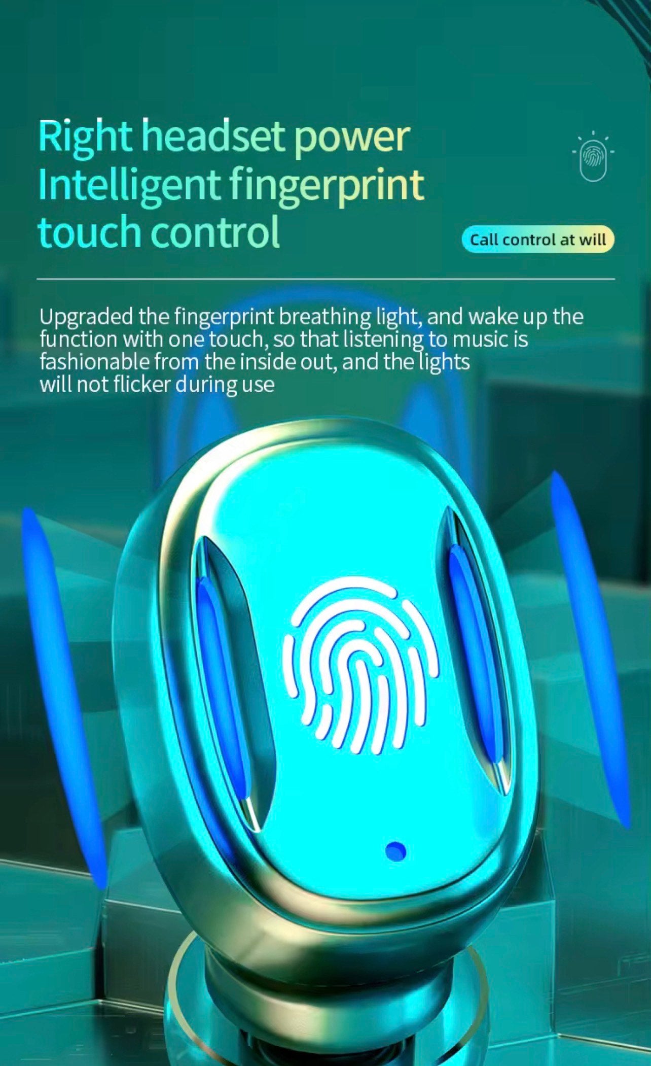 A22 WIRELESS SPORTS & GAMING EARBUDS (TWS, LED, AMP, STEREO) FOR MOBILE DEVICES