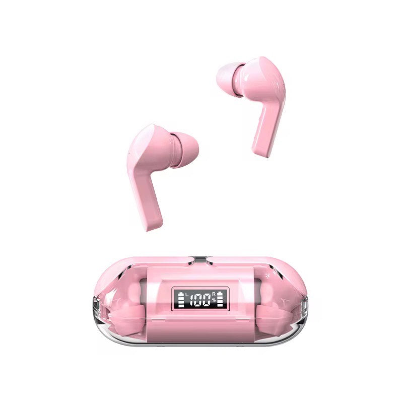 TM20 TWS IN EAR HIFI SPORTS & GAMING BLUETOOTH EARBUDS (Noise Cancellation, Transparent, LED & Battery Indicator, IPX-6)