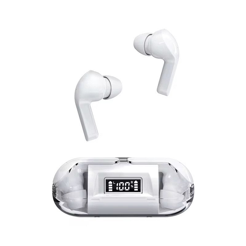 TM20 TWS IN EAR HIFI SPORTS & GAMING BLUETOOTH EARBUDS (Noise Cancellation, Transparent, LED & Battery Indicator, IPX-6)