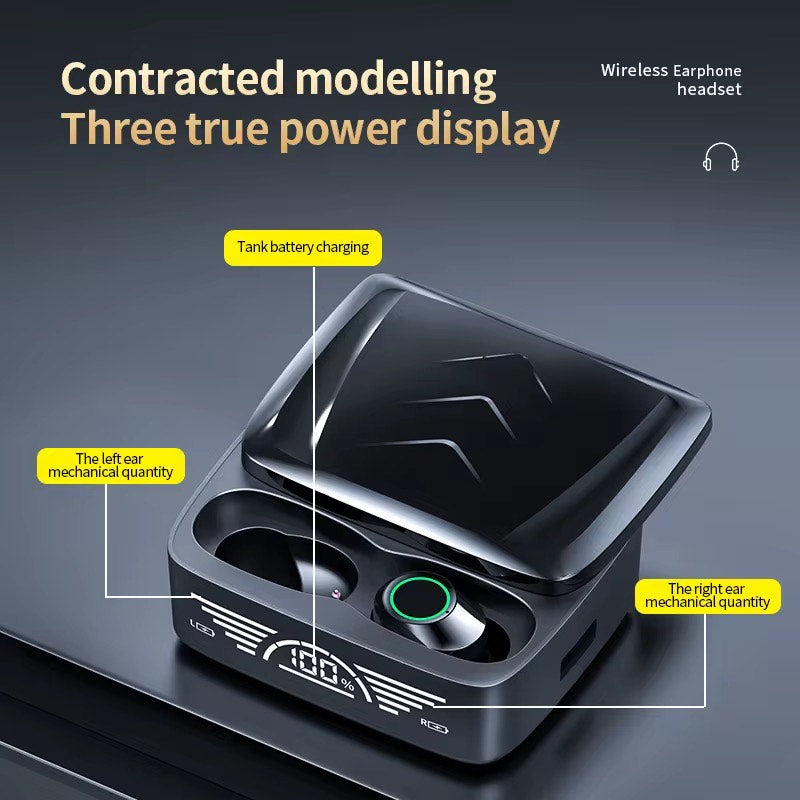 BQ30 MINI WIRELESS TWS EARPHONES HI-FI STEREO IPX-6 WATERPROOF LED FOR LATENCY SPORTS & GAMING