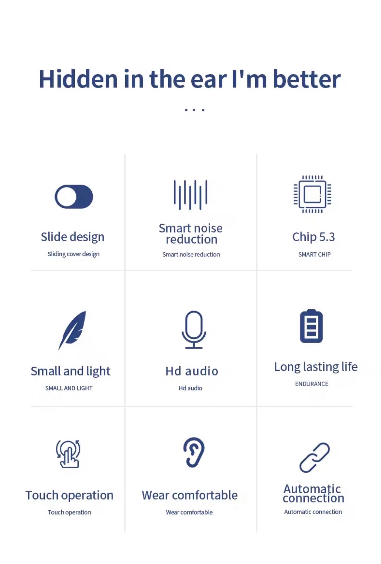 BQ30 MINI WIRELESS TWS EARPHONES HI-FI STEREO IPX-6 WATERPROOF LED FOR LATENCY SPORTS & GAMING