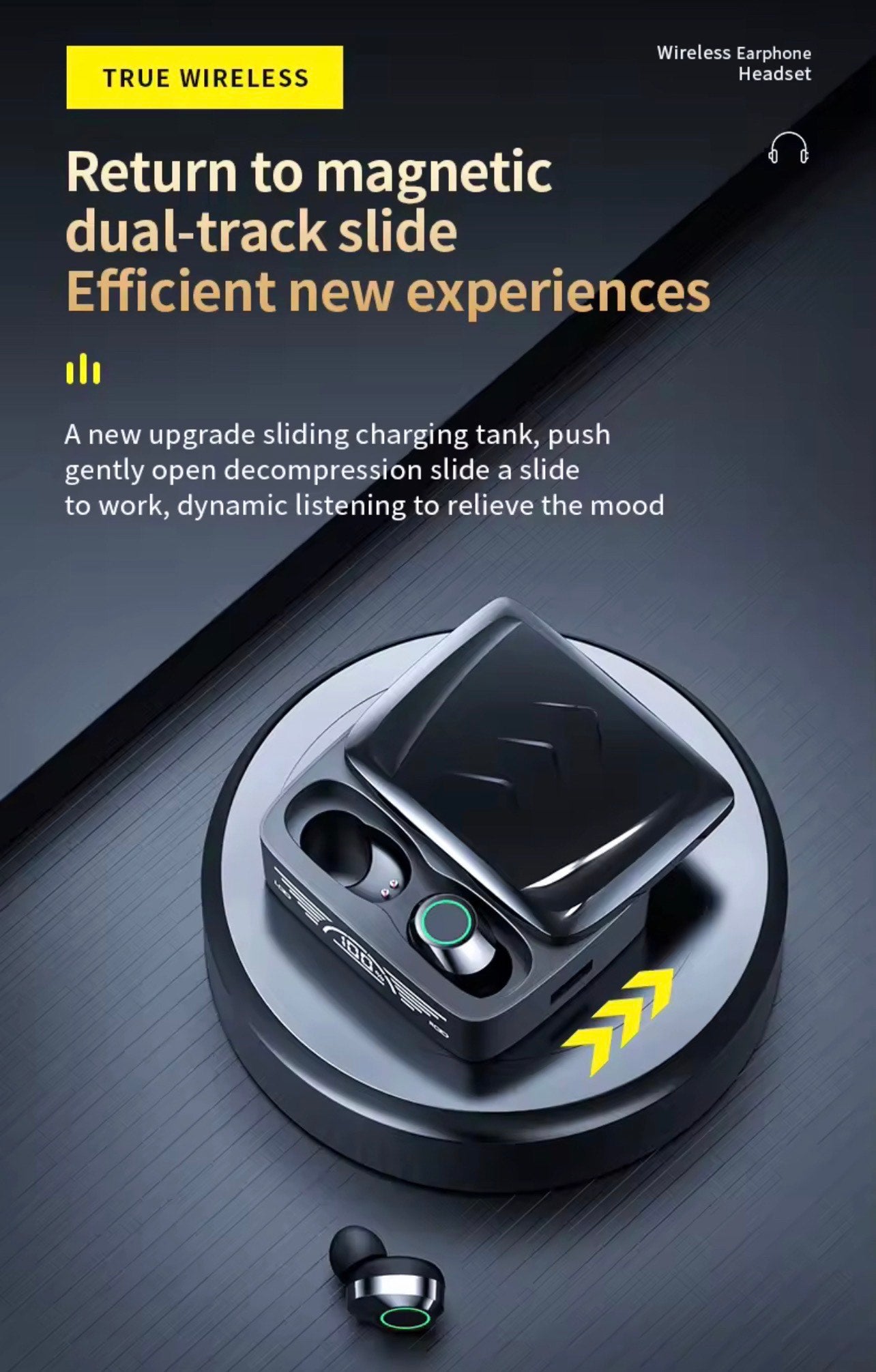 BQ30 MINI WIRELESS TWS EARPHONES HI-FI STEREO IPX-6 WATERPROOF LED FOR LATENCY SPORTS & GAMING