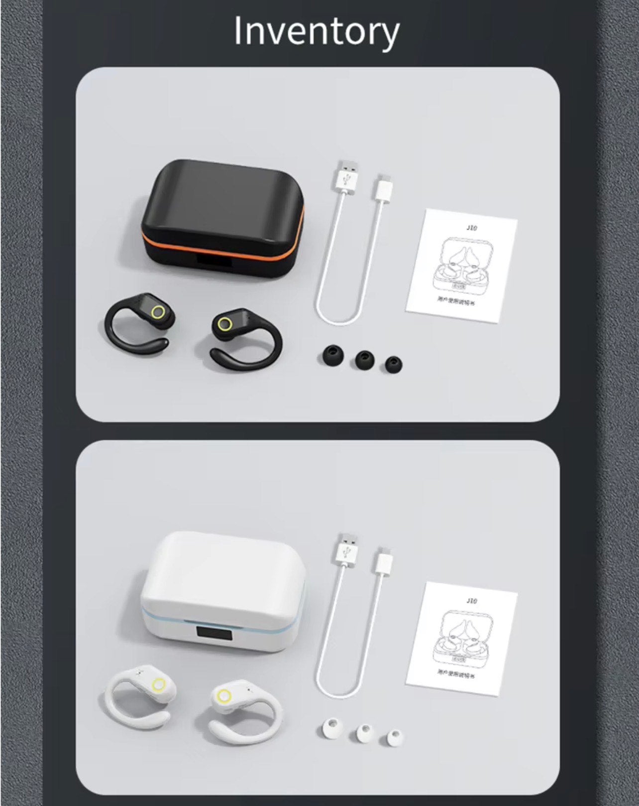 J10 TWS EARPHONES (ANC, ENC JL Chip, Hi-Fi, IPX5 Waterproof & Touch Control)