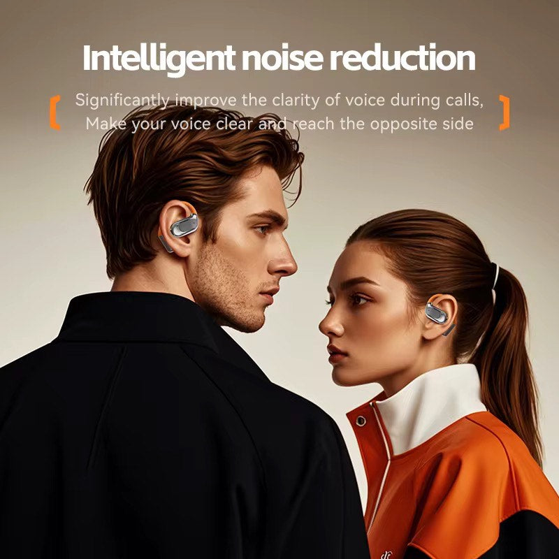 M113 OPEN EAR HEADPHONES WITH LED, DIGITAL BATTERY DISPLAY & ROTATABLE BT5.4 WIRELESS EARPHONES