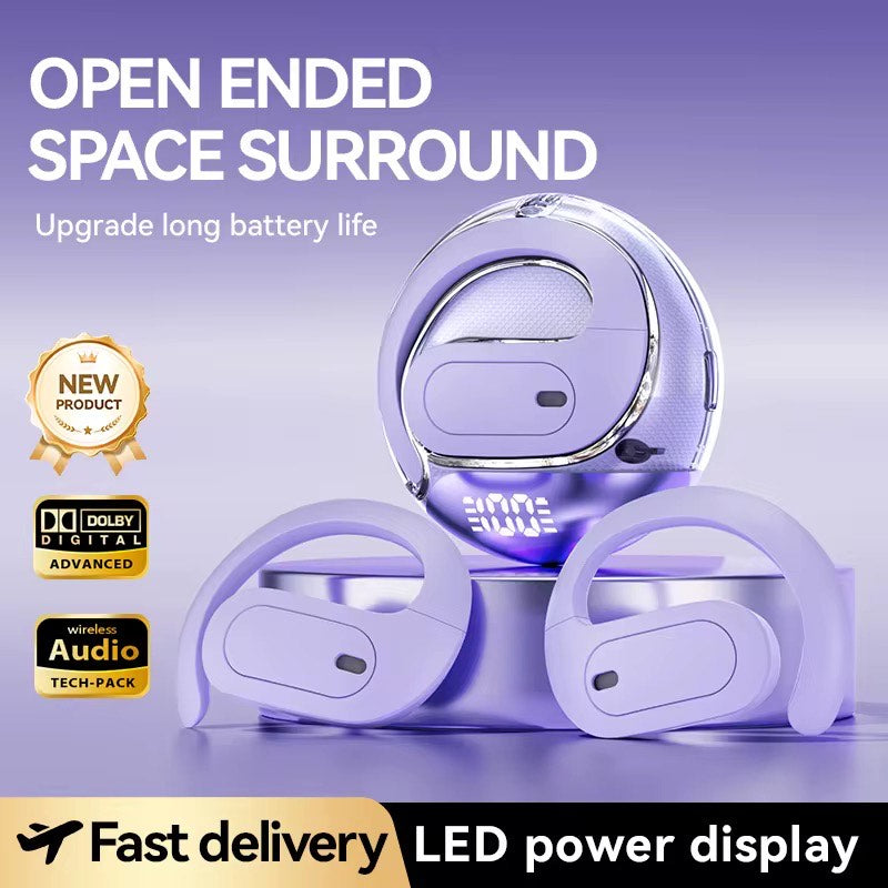 M112 OPEN EAR EARPHONES ENC, TWS BLUETOOTH 5.4 FOR TRUE SOUND LOVERS