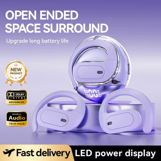 M112 OPEN EAR EARPHONES ENC, TWS BLUETOOTH 5.4 FOR TRUE SOUND LOVERS