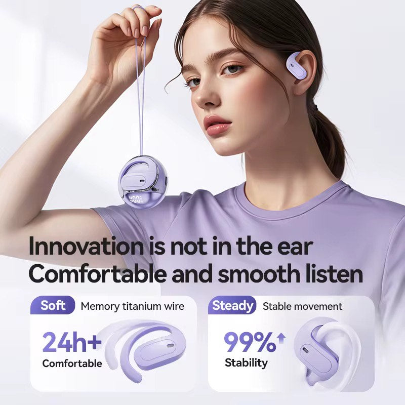 M112 OPEN EAR EARPHONES ENC, TWS BLUETOOTH 5.4 FOR TRUE SOUND LOVERS