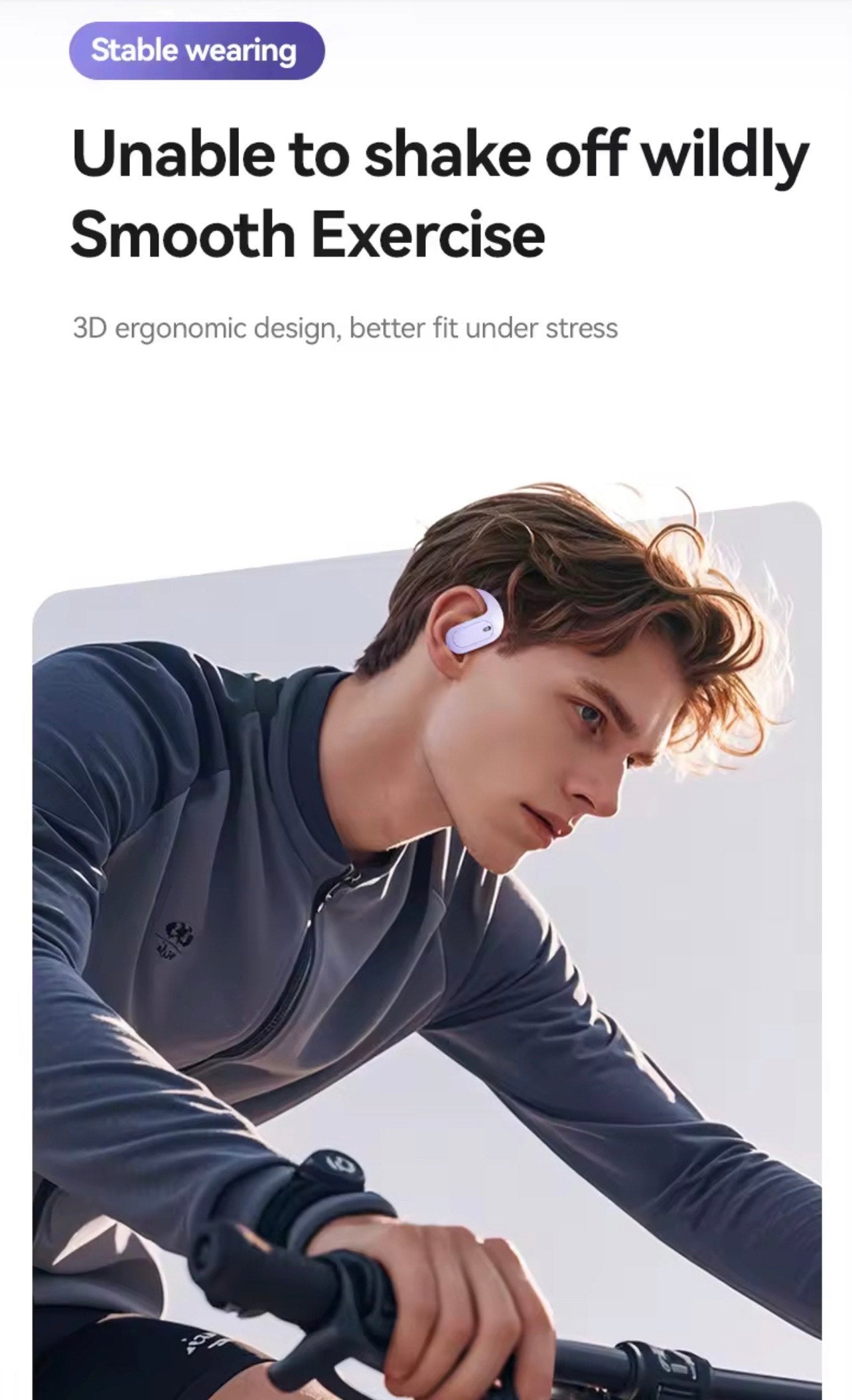 M112 OPEN EAR EARPHONES ENC, TWS BLUETOOTH 5.4 FOR TRUE SOUND LOVERS