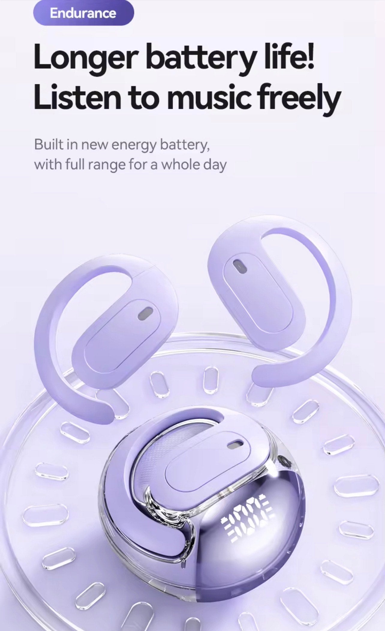 M112 OPEN EAR EARPHONES ENC, TWS BLUETOOTH 5.4 FOR TRUE SOUND LOVERS