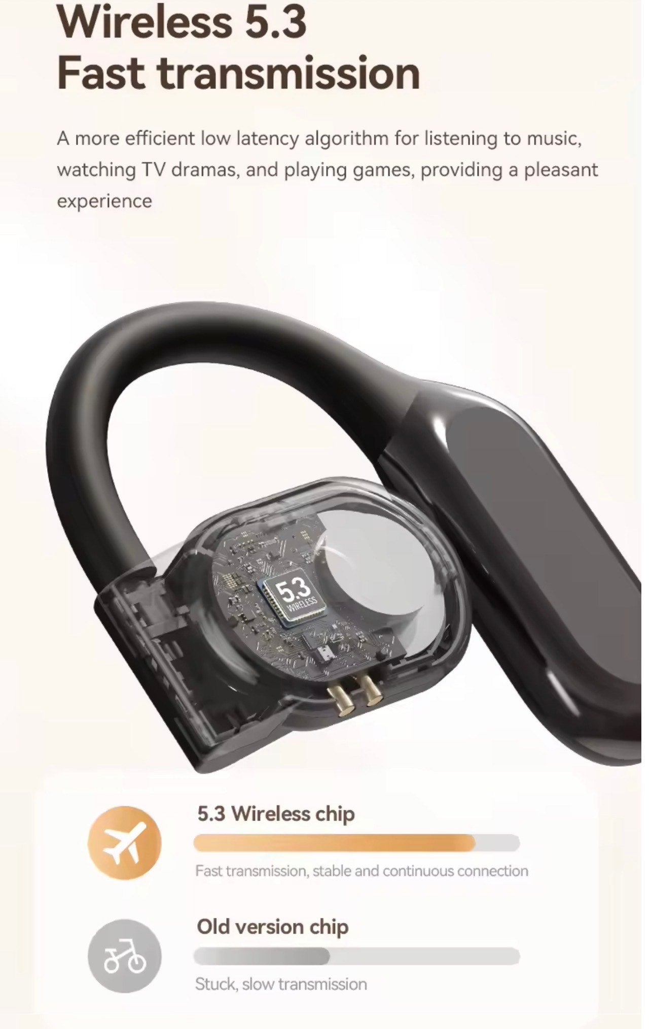 M62 DIGITAL DISPLAY BLUETOOTH EARBUDS (Hi-Fi, Surround Sound)