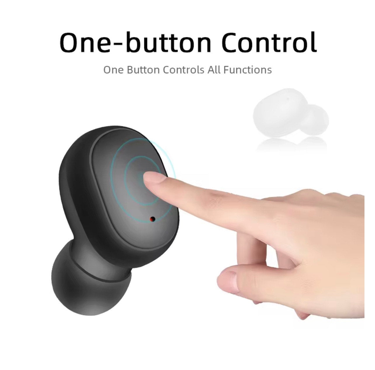 E6S LOW BUDGET TRUE WIRELESS EARBUDS (LED DISPLAY, CHARGING CASE & WATERPROOF)