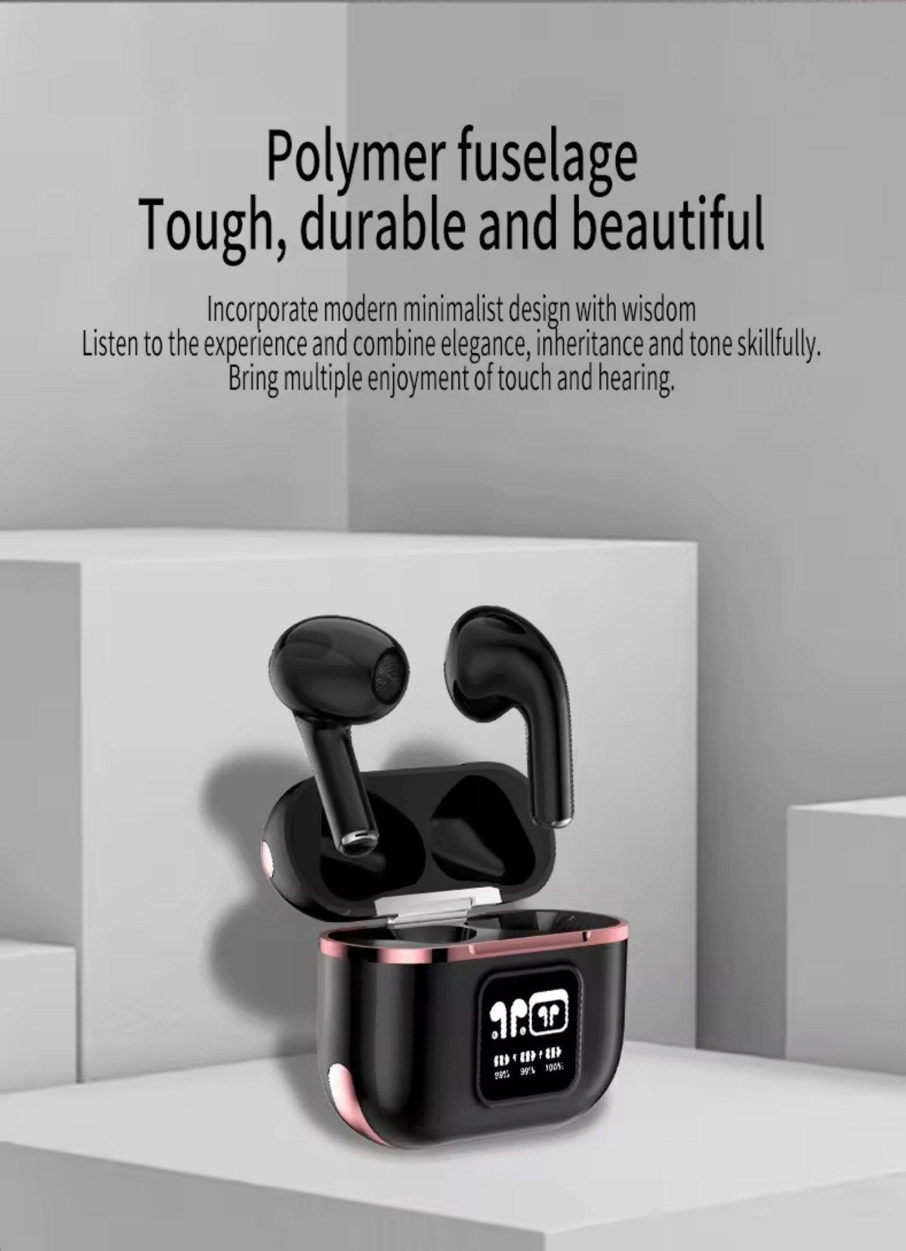 J66 TWS EARBUDS (LED DISPLAY & LOW BUDJET)