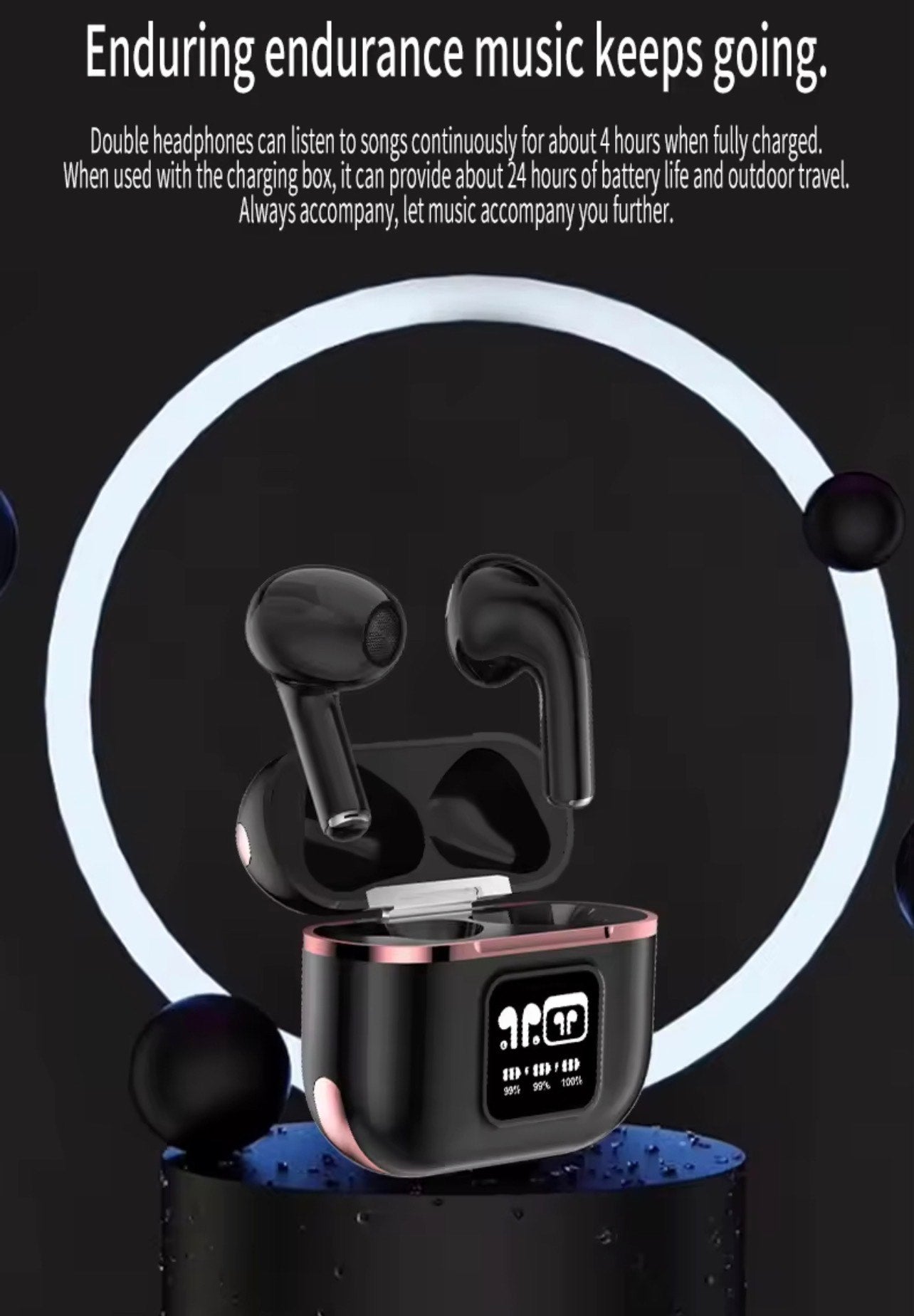 J66 TWS EARBUDS (LED DISPLAY & LOW BUDJET)