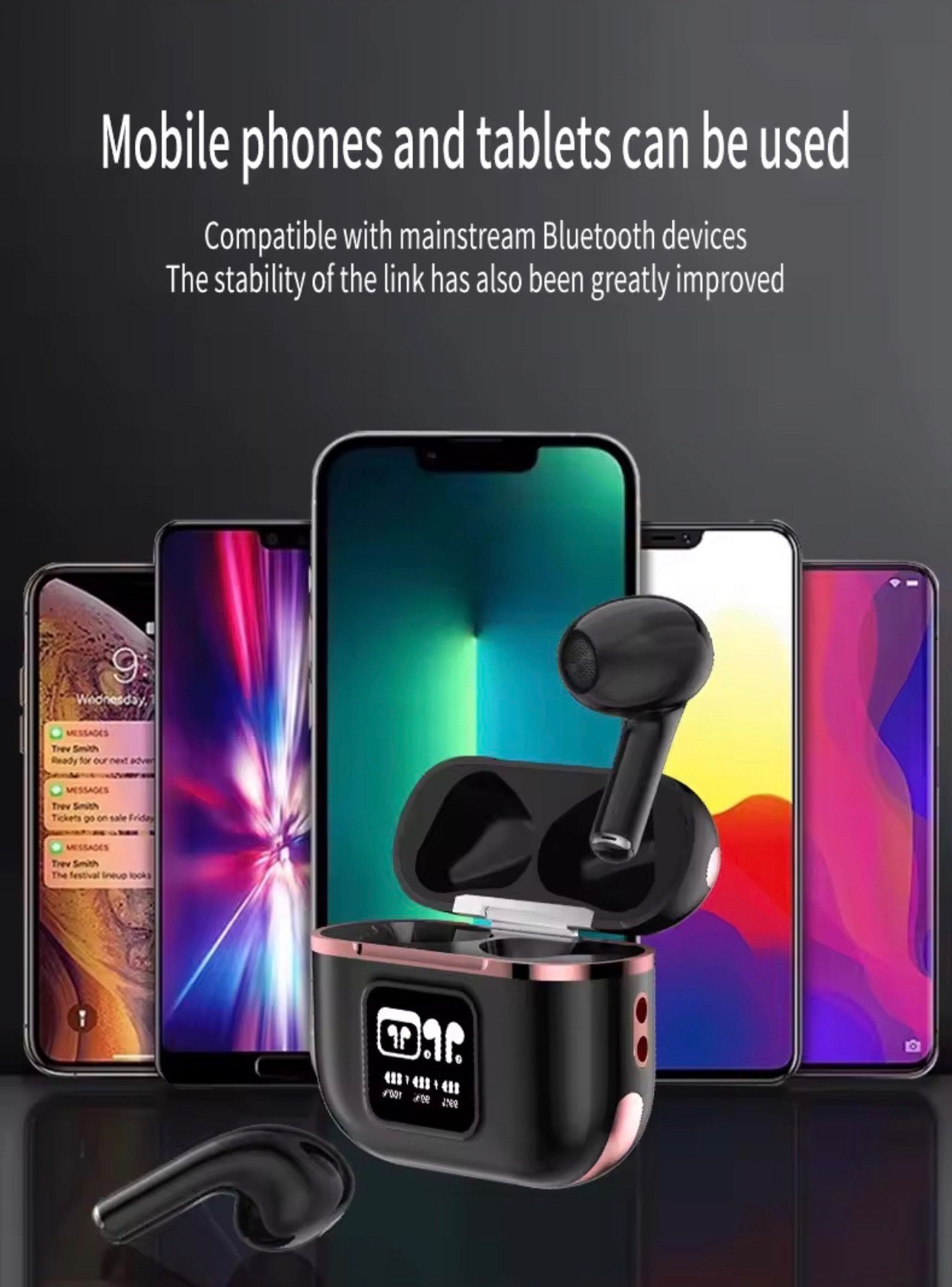 J66 TWS EARBUDS (LED DISPLAY & LOW BUDJET)