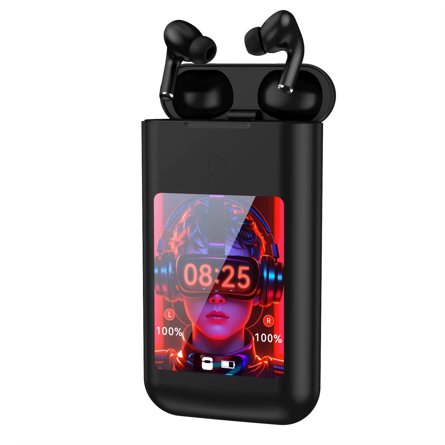 ALL NEW A98 3IN1 TOUCH & WIDE SCREEN EARBUDS (POWER BANK 5000 mAh BATTERY))