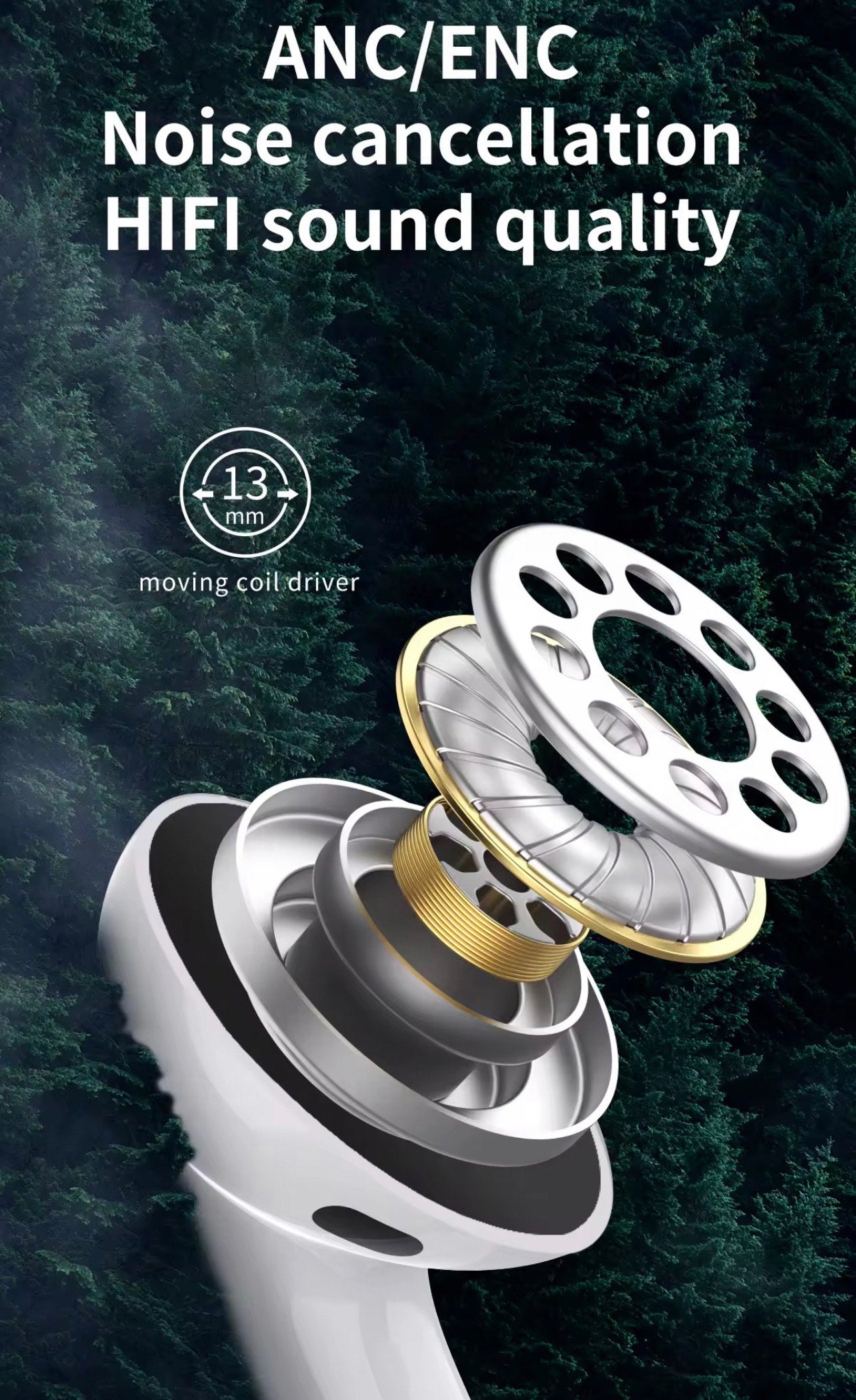 ALL NEW A98 3IN1 TOUCH & WIDE SCREEN EARBUDS (POWER BANK 5000 mAh BATTERY))